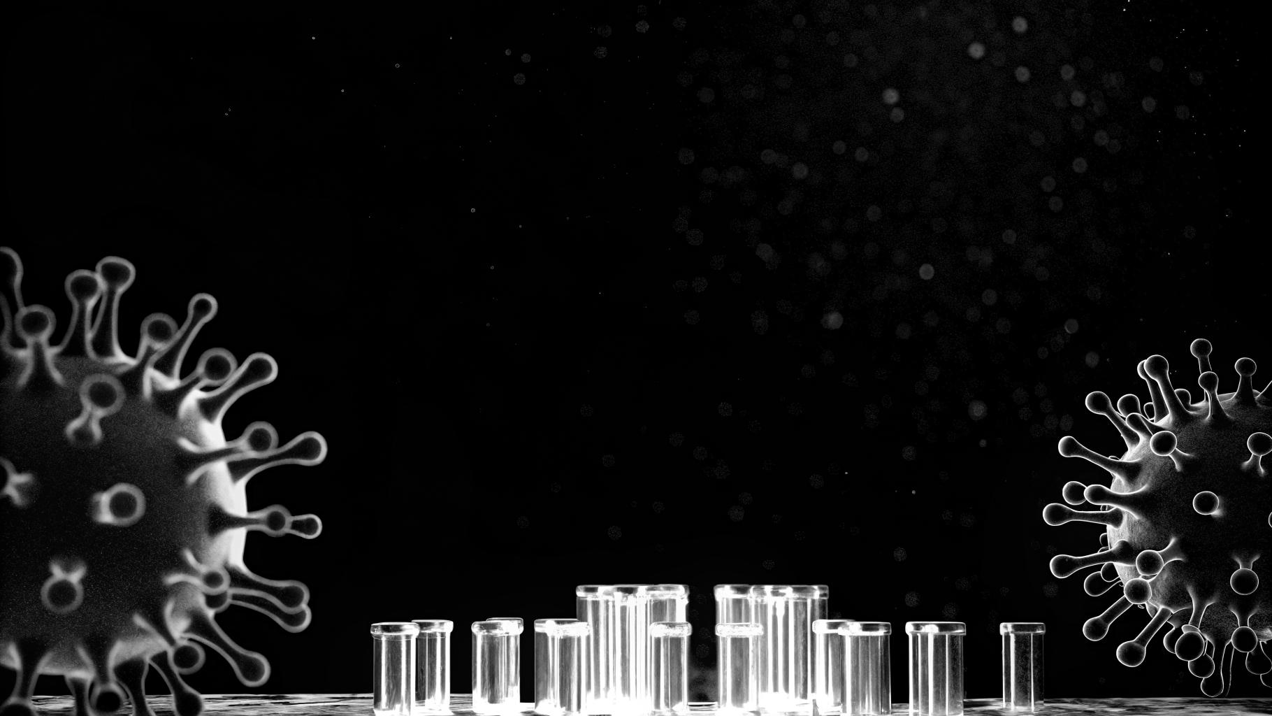 Représentation abstraite de structures virales et de recherche médicale