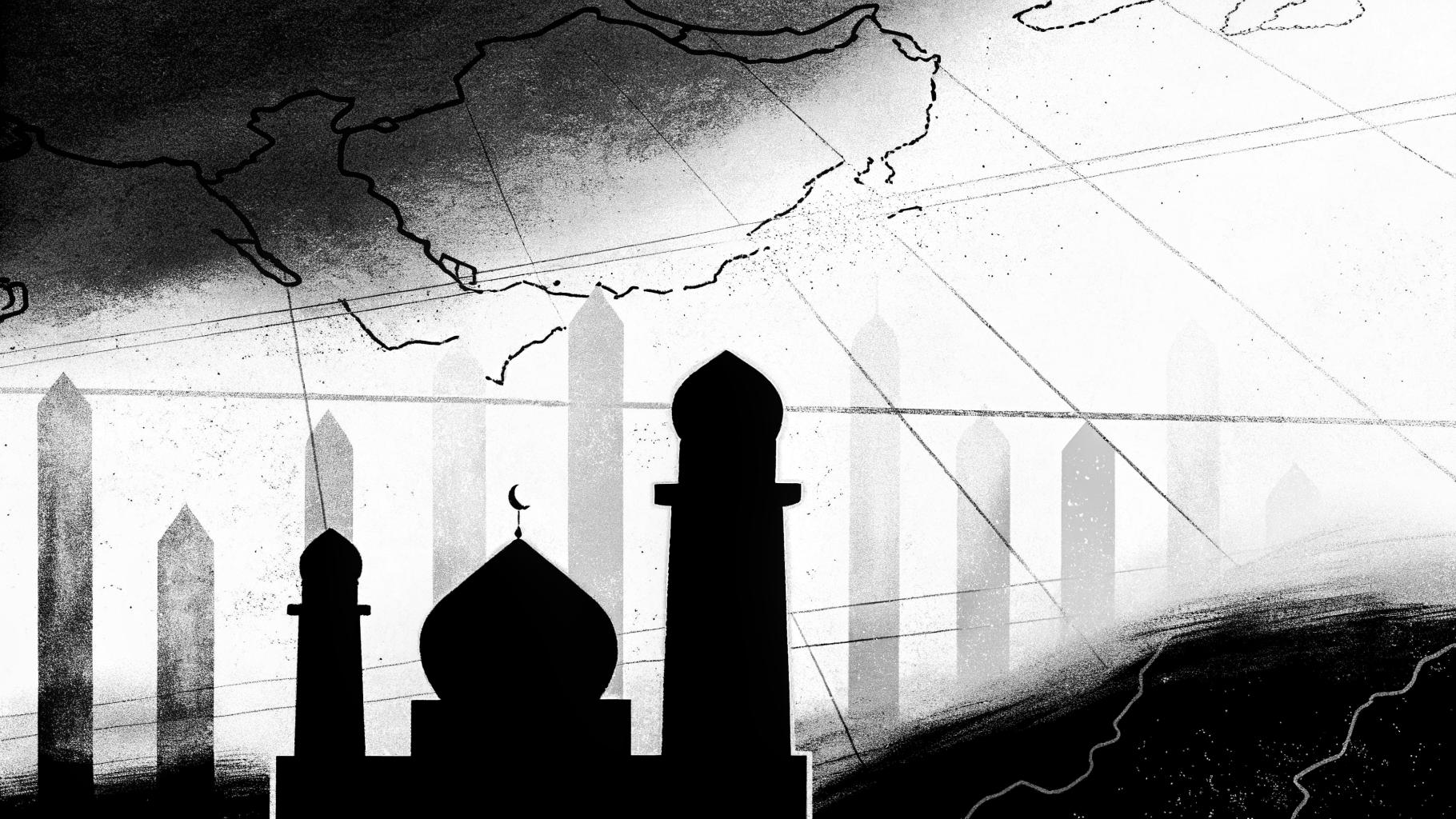 Illustration abstraite évoquant le pétrole, les marchés et les tensions géopolitiques au Moyen-Orient