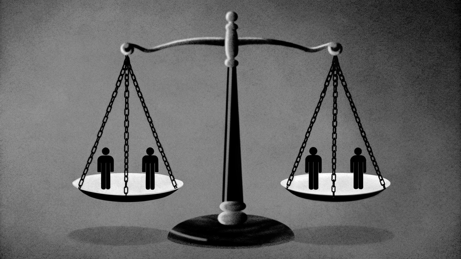 Illustration abstraite d’un équilibre institutionnel fragilisé par une réforme sécuritaire au Chili