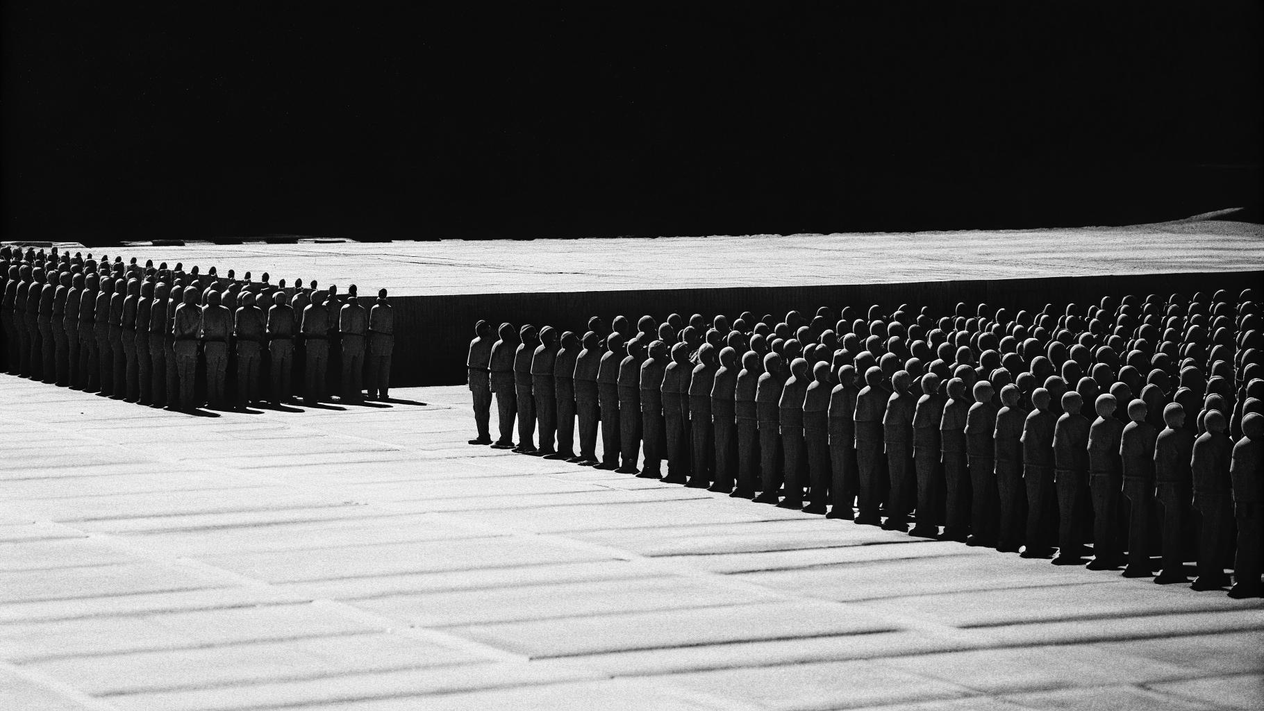 Représentation symbolique des tensions géopolitiques russo-occidentales