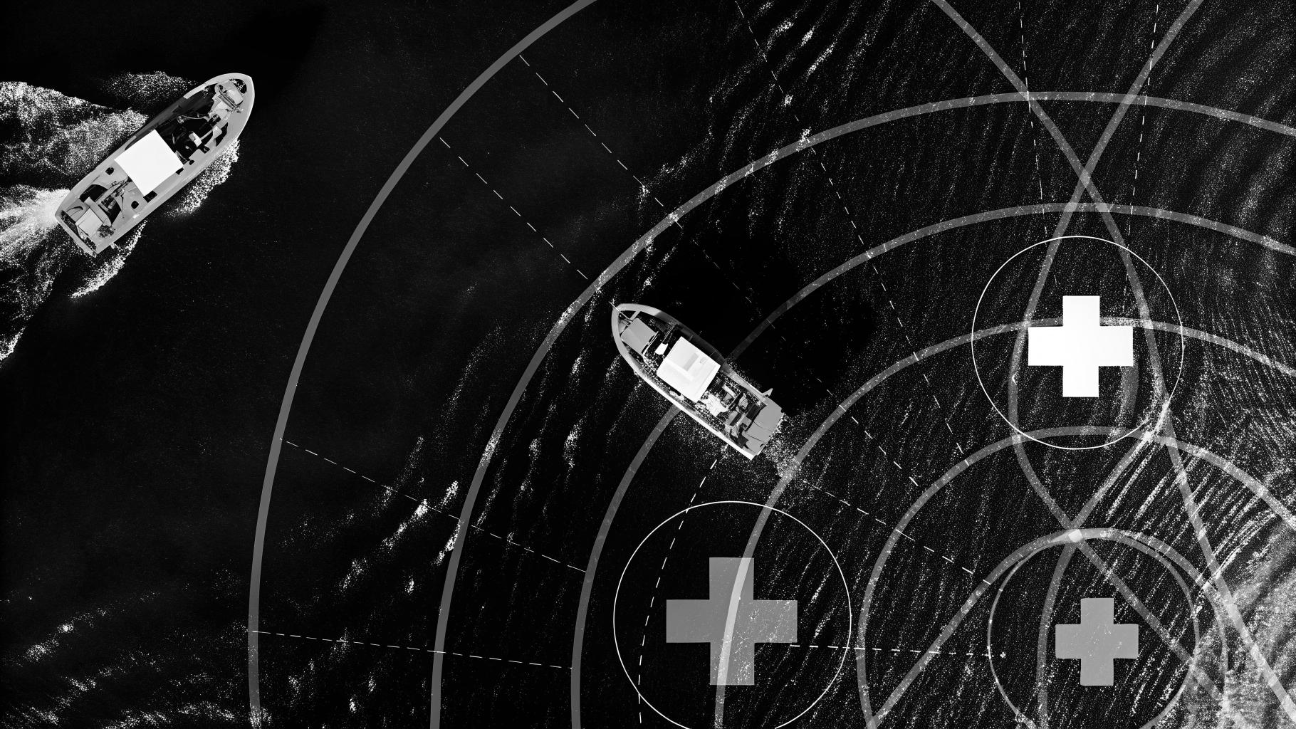 Représentation abstraite d'un protocole d'évacuation sanitaire maritime