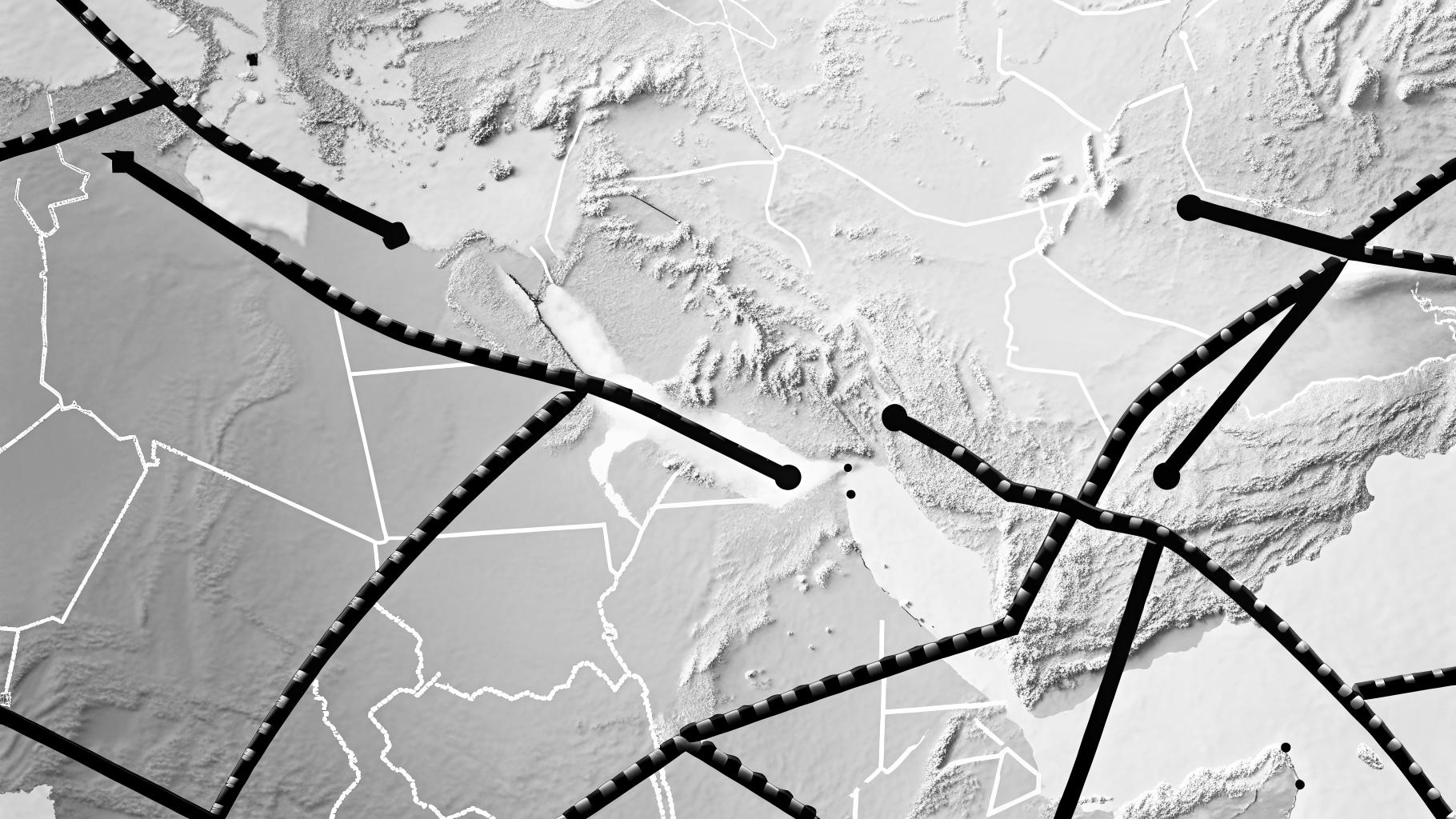 Représentation abstraite des réseaux énergétiques mondiaux perturbés