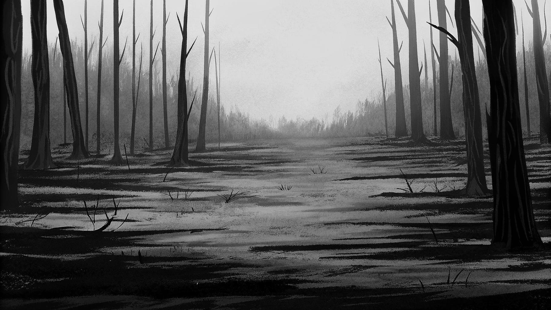 Illustration abstraite d’une forêt brûlée et d’un réseau cartographique européen symbolisant la prévention des incendies