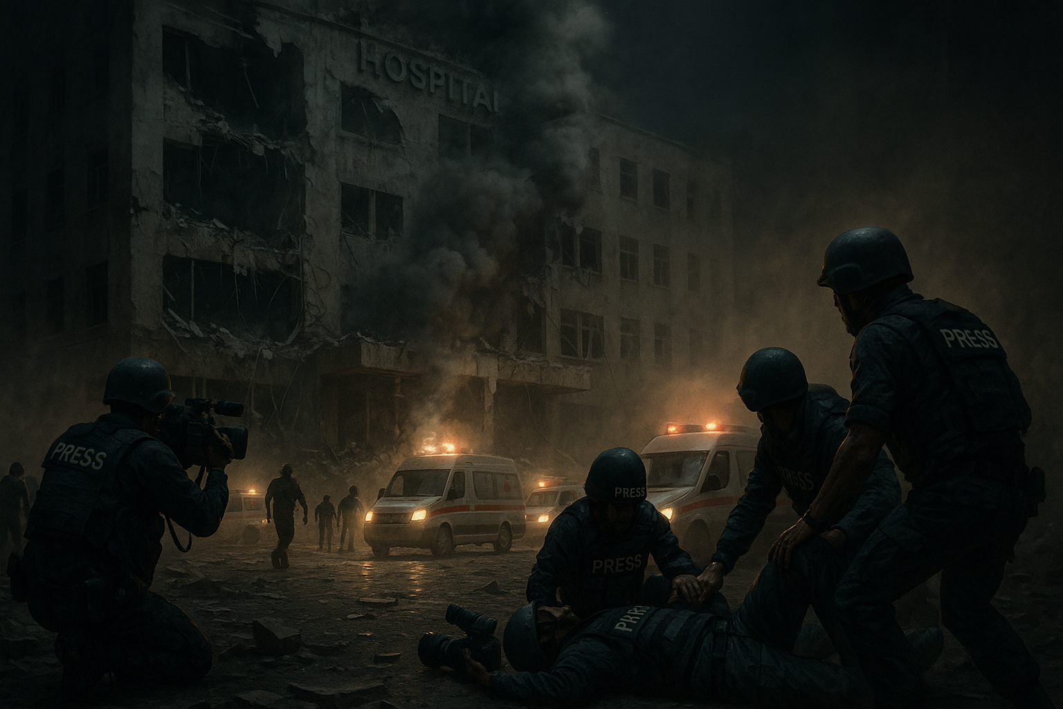 Choc à Gaza : Double frappe sur l’hôpital Nasser — 20 morts dont des journalistes, guerre condamnée ChatGPT Image Aug 29 2025 10 50 52 AM